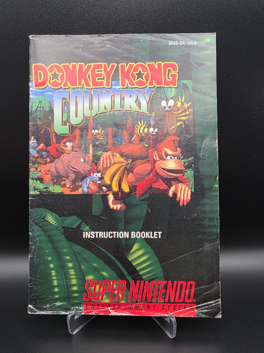 Donkey Kong Country SNES Super Nintendo Manual Instruction Booklet ONLY